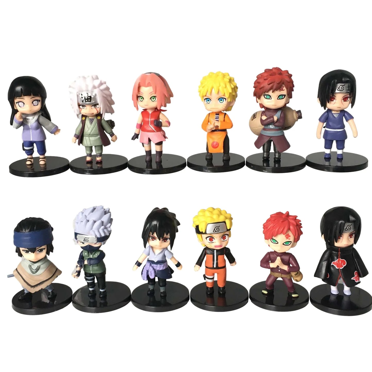 12pcs/set Naruto Shippuden anime figures