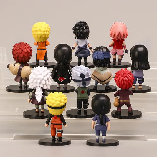 12pcs/set Naruto Shippuden anime figures