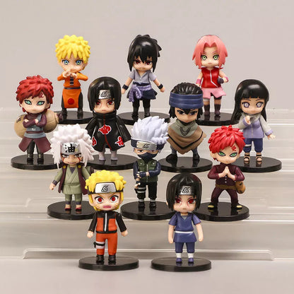 12pcs/set Naruto Shippuden anime figures