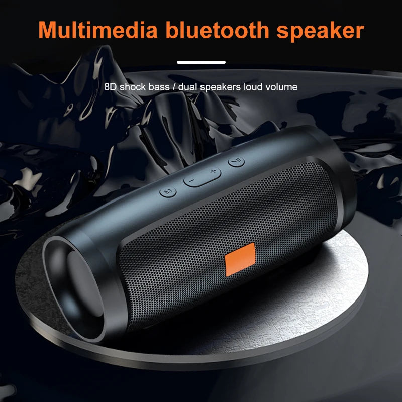 Bluetooth Speaker Dual Speaker Stereo Portable Subwoofer Wireless Speaker