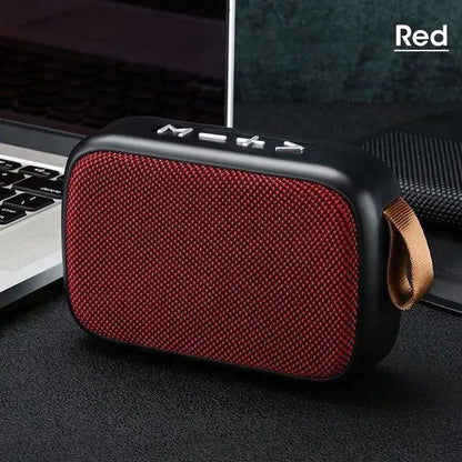 Wireless Bluetooth Speaker - Portable Outdoor Mini Subwoofer for Home, Cloth Card Speaker