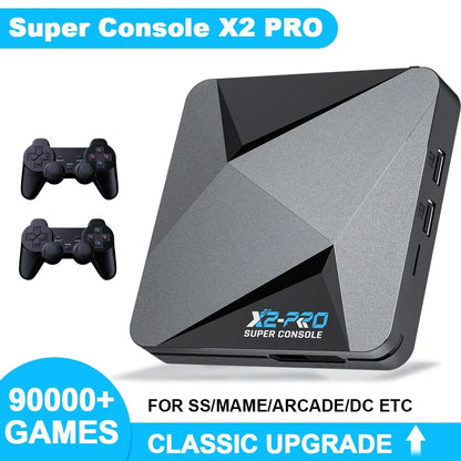 KINHANK Retro Super Console X2 Pro With 90000 S1/DC/MAME/SS Video Games