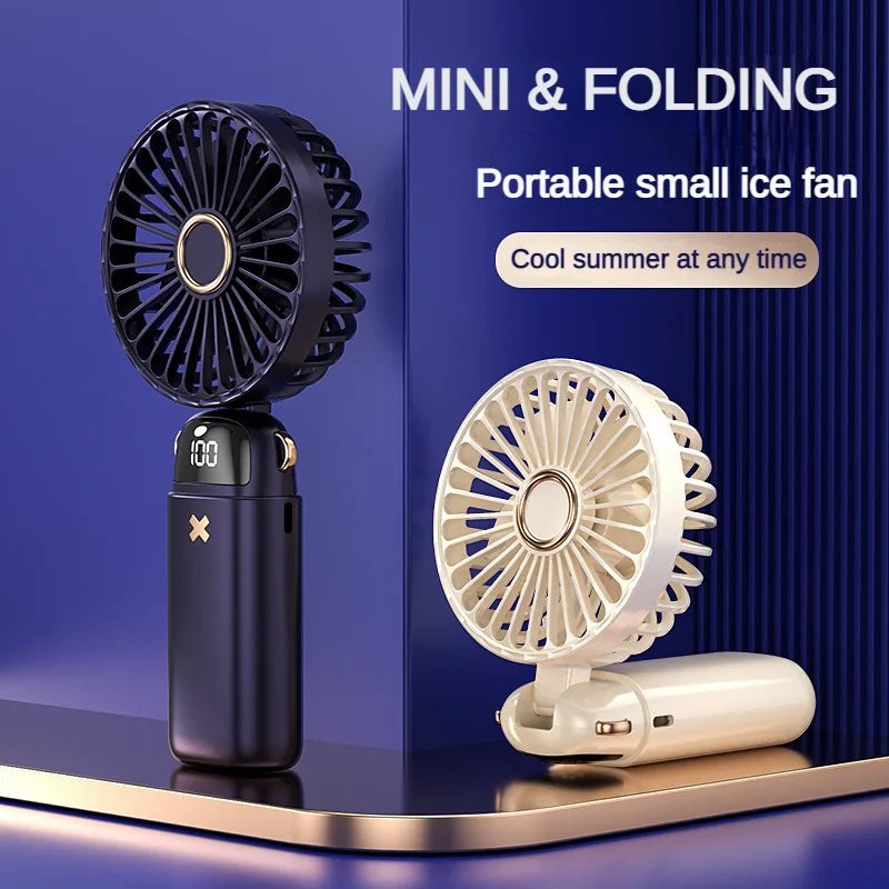 Mini Handheld Foldable Portable Fan 3000mAh