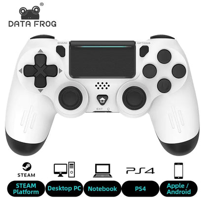 DATA FROG Bluetooth-Compatible Game Controller for PS4/Slim/Pro/PC/IOS/Android