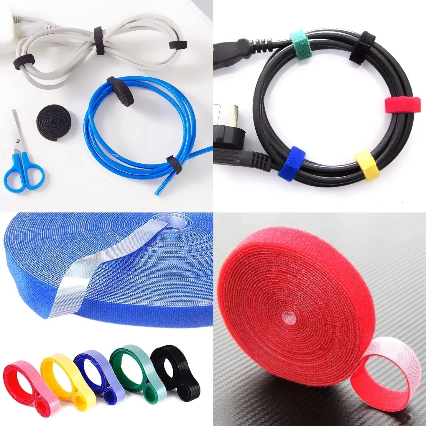 1/5M Cable Organizer Cable Management Tape