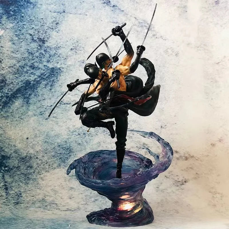 One Piece Anime Figure Roronoa Zoro With Light (35 CM)