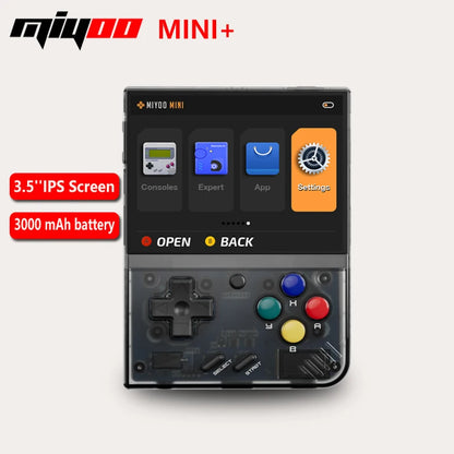 MIYOO Mini Plus Retro Handheld Game Console - 3.5" IPS Screen, Linux System, Classic Gaming Emulator