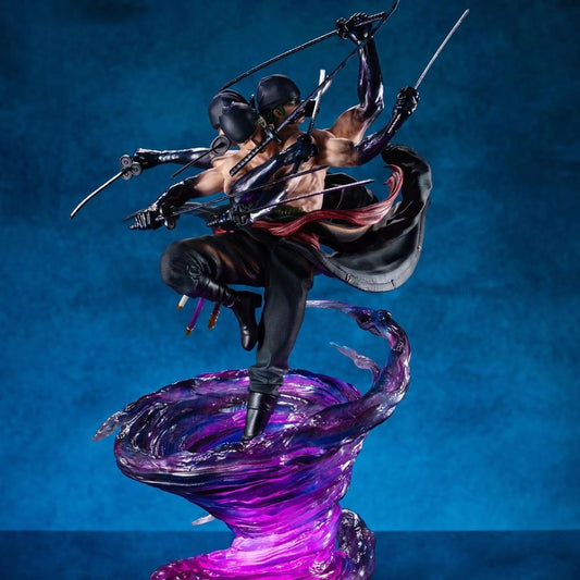 One Piece Anime Figure Roronoa Zoro With Light (35 CM)