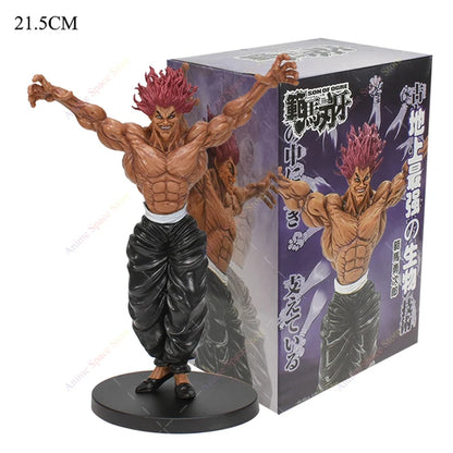 Anime Hanma Baki Figure Hanma Yujiro Collectible Dolls PVC Action Figures Baki the Grappler Model Toys Kids Birthday Gifts