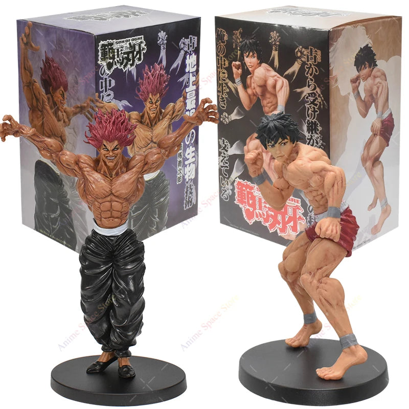 Anime Hanma Baki Figure Hanma Yujiro Collectible Dolls PVC Action Figures Baki the Grappler Model Toys Kids Birthday Gifts